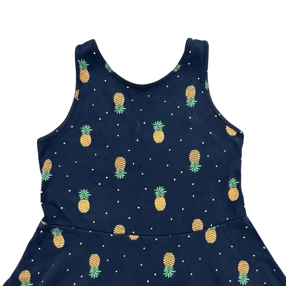 Old Navy S (6/7) Dark Blue Pineapple Tank Dress